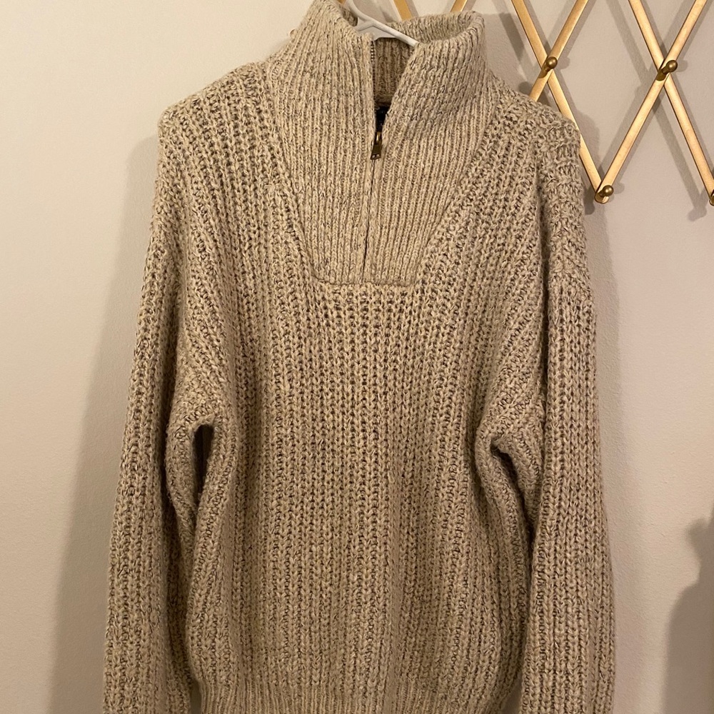 Very warm half zip